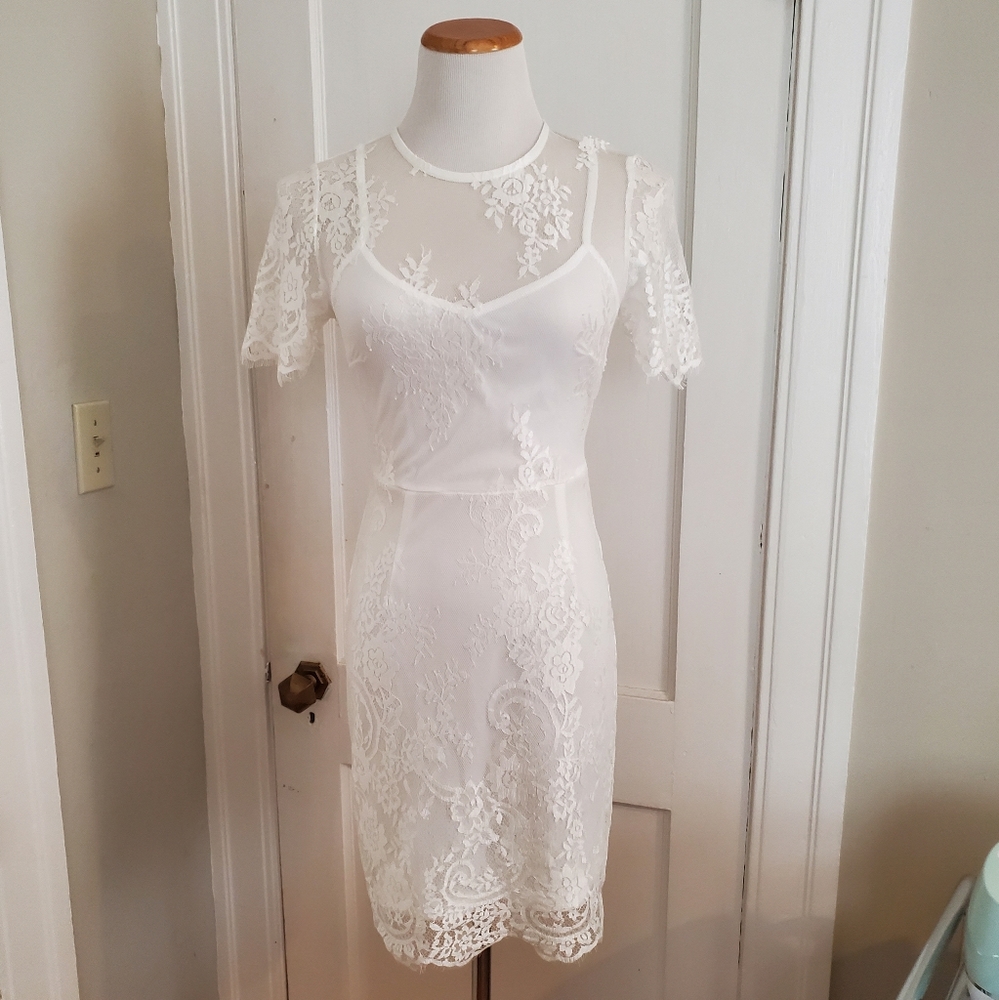 White Lace Dress